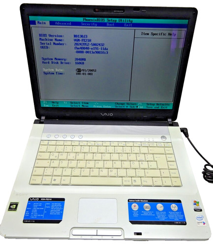 Sony vaio pcg - sony, pcg-7n1m