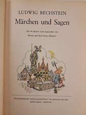 Ludwig Bechstein Märchen Sagen Kinderbuch Hardcover Illustriert Deutsch