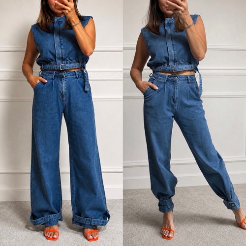 Damen jeans set zweiteiler - jeans,
