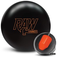 Bowling ball hammer raw black - raw,
