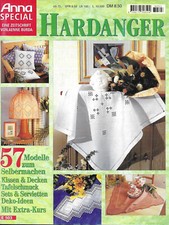 Handarbeits-Zeitschrift ANNA Special - HARDANGER Stickerei - 1998