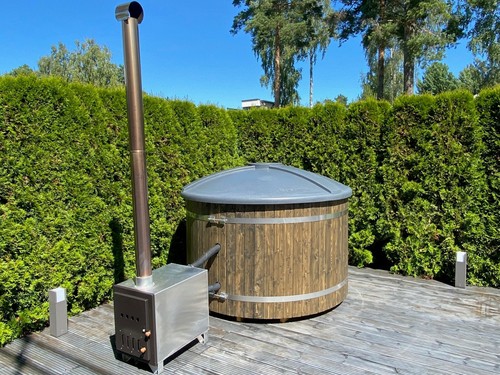 Badezuber hottub inkl ofen - badezuber,