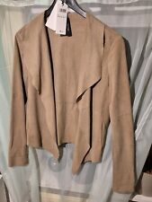 Marc Cain Leder Jacke Gr.36 /N2 Braun Neuwertig