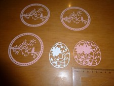 Ostereier Stanzteile Frühling