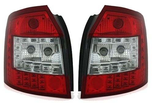 Led rückleuchten set rot - set, in