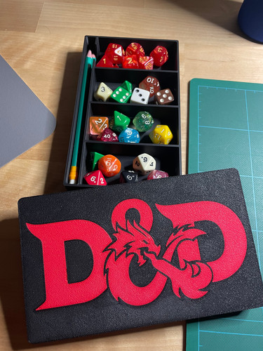 Dnd würfel aufbewahrungsbox - dnd,