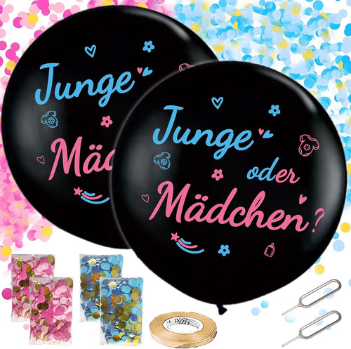 Gender reveal ballons set 2 - set,