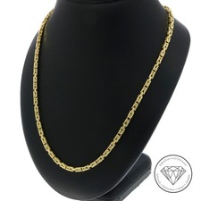 SONDERAKTION WERT 3.960,- Schmale Königskette massiv 585 Gold 14 KT 46,5cm XXYY