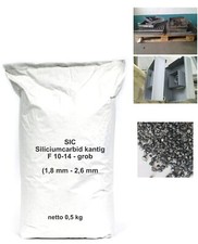 Siliciumcarbid Strahlmittel kantig Strahlsand Sandstrahlen Glasperlen Glasbruch