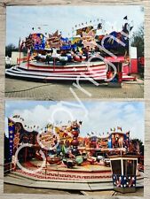 10 x XXL-Foto Karussell BREAKDANCE HUSS - Modellbau Schausteller Fahrchip Kirmes