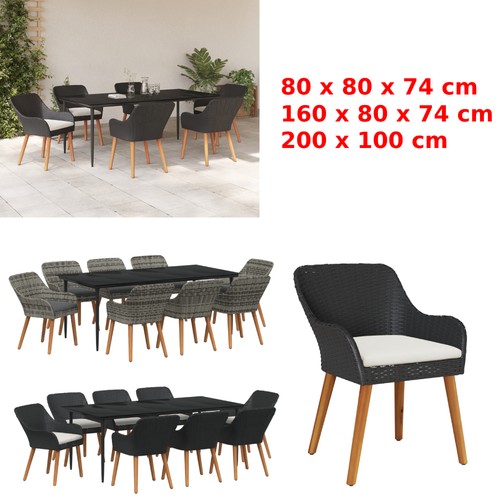 Poly rattan balkonmöbel set - rattan, balkonmöbel-set