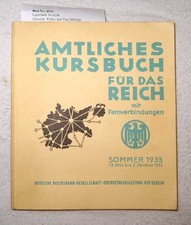 Amtliches Kursbuch für das