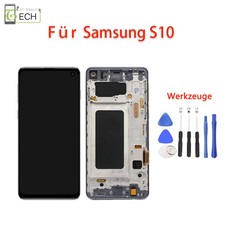 Für Samsung S10 SM-G973 LCD (TFT) Display Touch Screen Bildschirm Schwarz