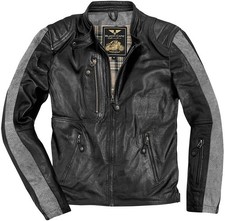 Black-Cafe London Vintage Motorrad Lederjacke