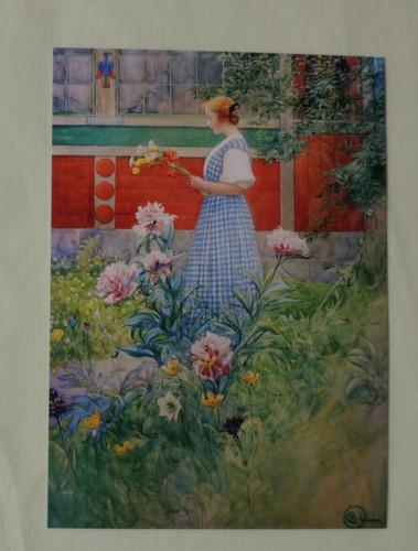 Postkarten carl larsson - 1x,