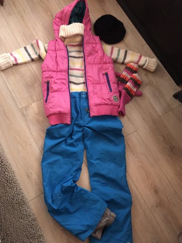 Weste skihose strickpullover - weste,