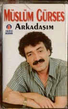 15055--Müslüm Gürses Arkadasim Akbas Müzik Orjinal Ilk Basim Jelatinli ARSIVLIK