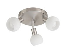 Livarno Home LED-Deckenleuchte Deckenlampe Rund Glasschirm 3-flammig *B-Ware