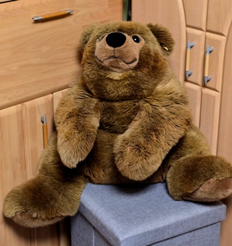 100cm steiff urs - steiff,