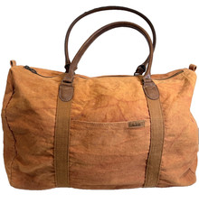 Vintage Canvas Leather