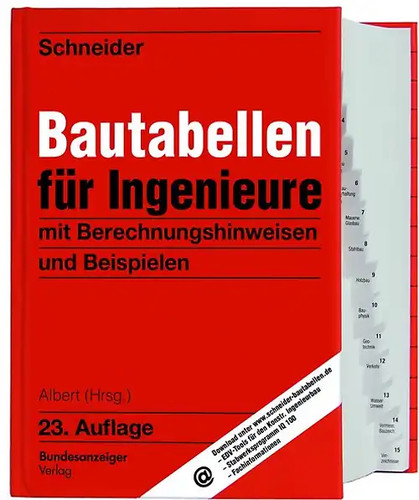Schneider bautabellen für - schneider,