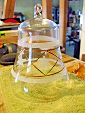 Weihnachtsglocke   Glas  mit