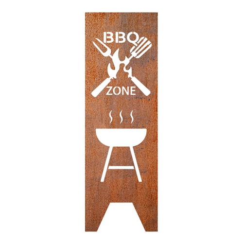 Gartenstele bbq zone deko - bbq,