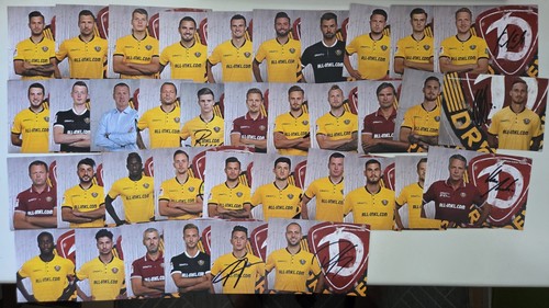 Dynamo dresden autogrammkarten - dynamo,