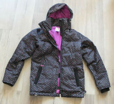 *  Roxy Winter Jacke Gr. 14 XL 152- 164 gefüttert Kapuzen Jacke Blau   (*)