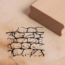 Stempel Mauer Feldsteine -