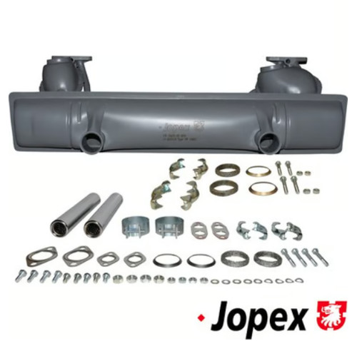 Schalldämpfer set komplett - schalldämpfer,