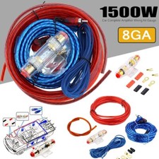1500W Kabelset Anschluß Endstufe Verstärker Amp Subwoofer Auto Audio Kabel Wire