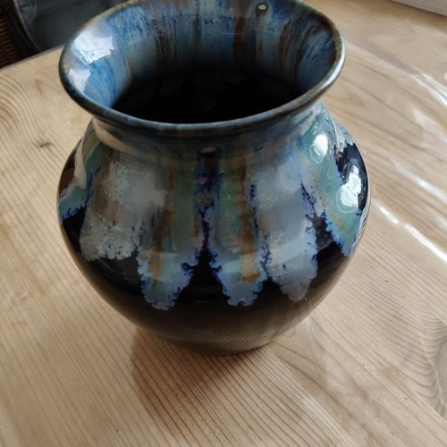 Mid century vase kobalt blau - century,