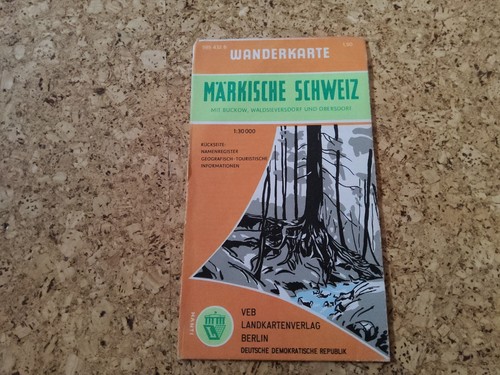 Wanderkarte märkische schweiz - wanderkarte,