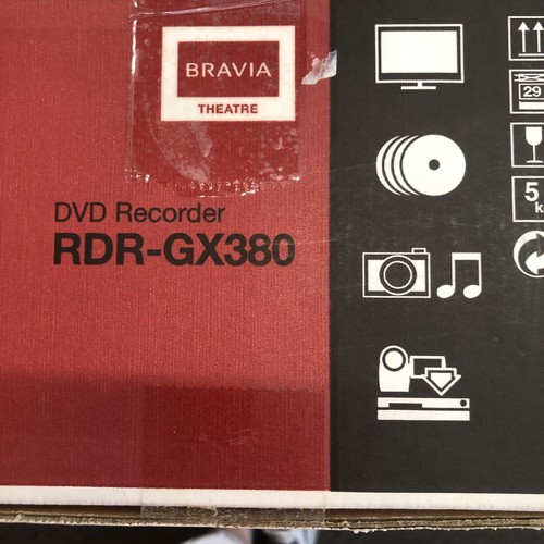 Sony rdr gx380 dvd - sony, dvd-recorder