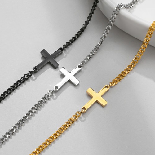 Damen armband kreuz - damen, edelstahl