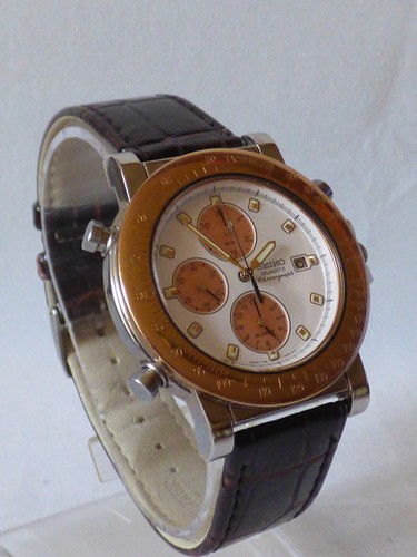 Seiko 7t32 7a89 chronograph - seiko,