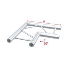 Milos Pro-30 Step P Truss - Ecke 2-Punkt Traverse 0,5m Veranstaltung Licht