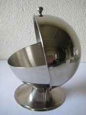 TCM Zuckerdose Edelstahl Kugel mit Rolldeckel