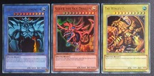 Götterkarten Set Slifer Obelisk Ra Ultra Rare Limitierte Auflage Yugioh Karten