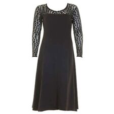 BORIS INDUSTRIES Kleid Jersey mit Spitze Leo 48 (5) schwarz