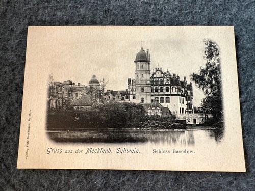 Alte ansichtskarte schloß - ansichtskarte,