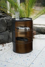 Beistelltisch Fass Vitrine