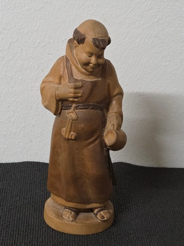 Holzfigur mönch schnitzerei - holzfigur,