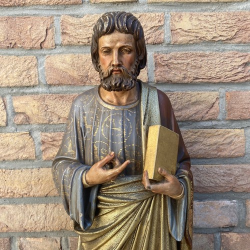 Große alte heiligenfigur - große,