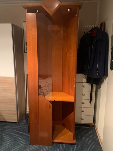 Eckvitrine mit beleuchtung - eckvitrine,