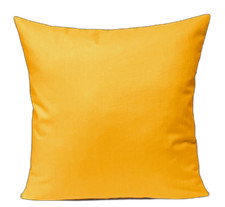 Kissenhülle Kissenbezug Bezug 100% Baumwolle 5 Maße einfarbig 35 Farben UNI