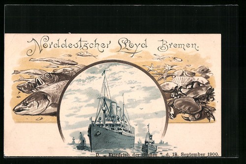 Lithographie lotsenboote - lithographie,