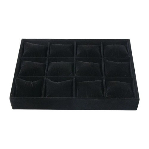 Samt uhr schmuck organizer - uhr,