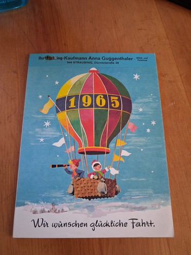 Kalender 1965 straubing - kalender,